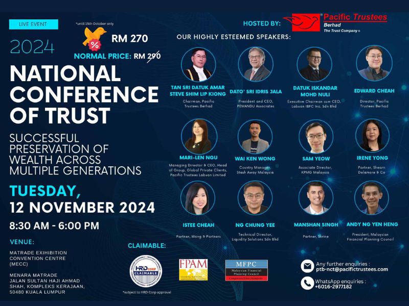 Pacific Trustees’ hosts inaugural National Conference of Trust to spur growth of the trust ecosystem