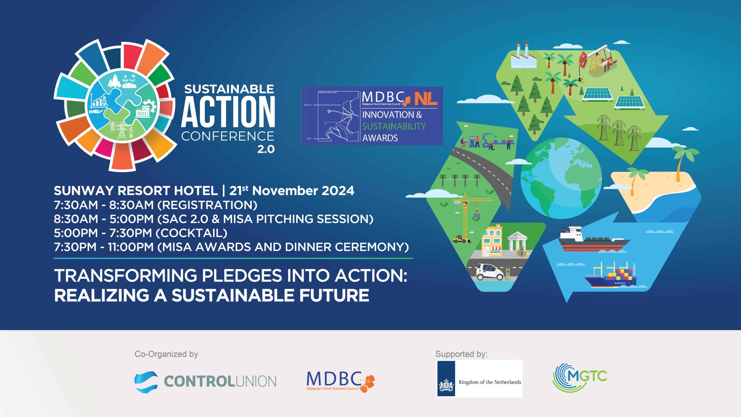 SUSTAINABLE ACTION CONFERENCE 2024: TRANSFORMING PLEDGES INTO ACTION FOR A GREENER FUTURE