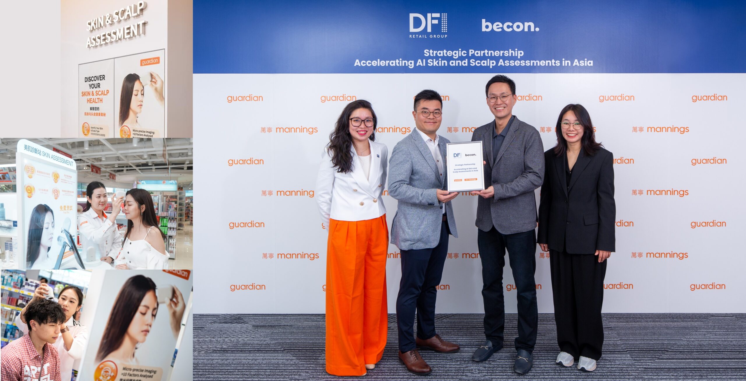 DFI Retail Group dan Becon Umum Kerjasama Strategik untuk Melancarkan Penilaian Kulit dan Kulit Kepala Berasaskan AI di Lebih 400 Kedai di Seluruh Asia