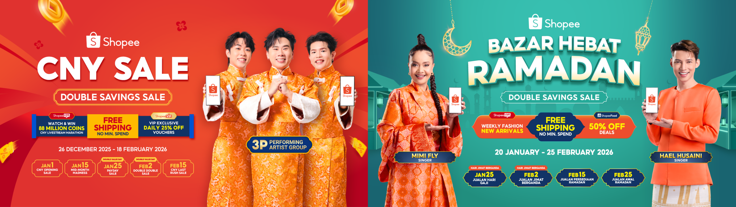 Shopee 2.2 Double Double Sale Rewards Shoppers with Bigger Savings This Festive Season