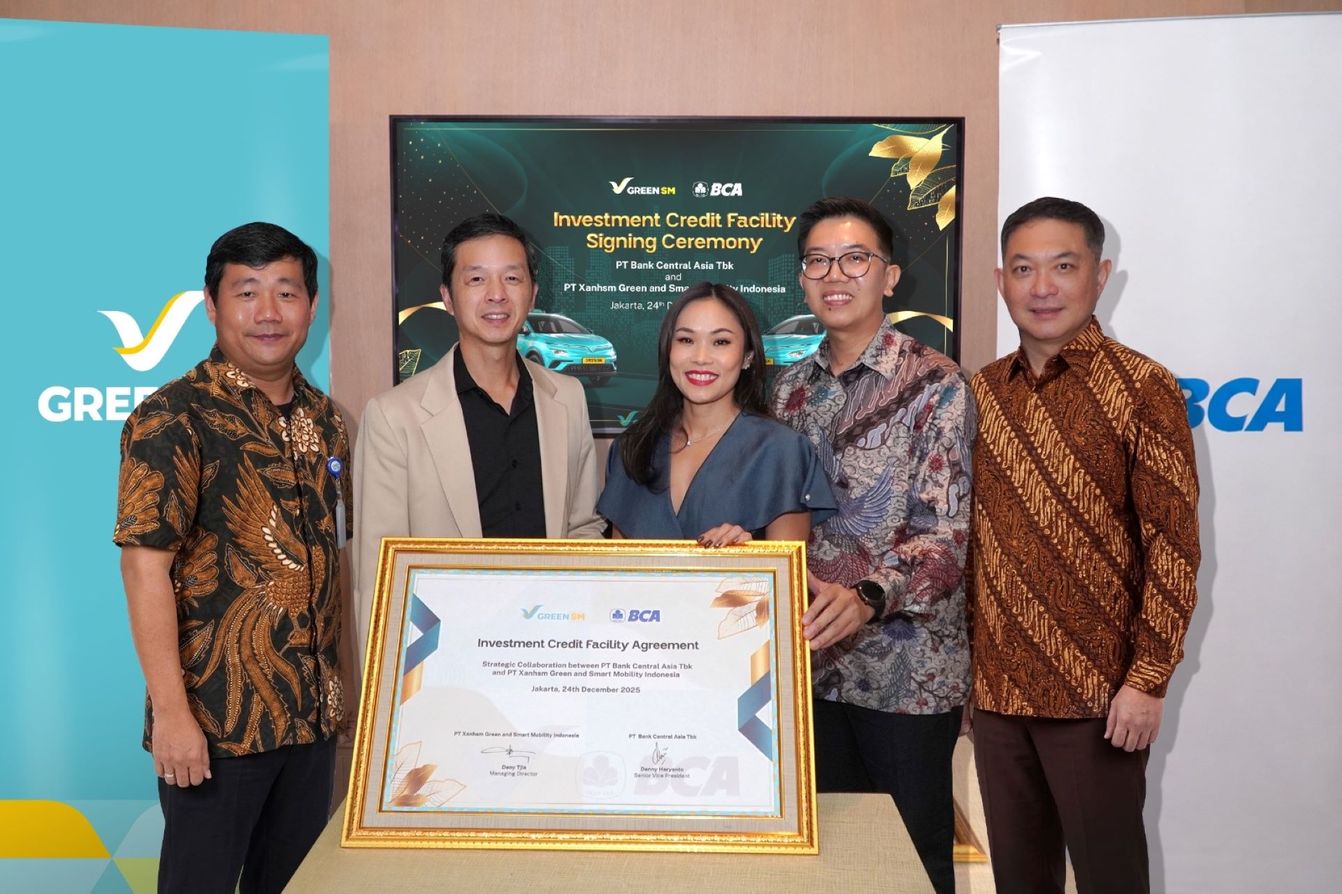 Green SM Signs IDR 600 Billion Investment Loan Agreement With BCA
