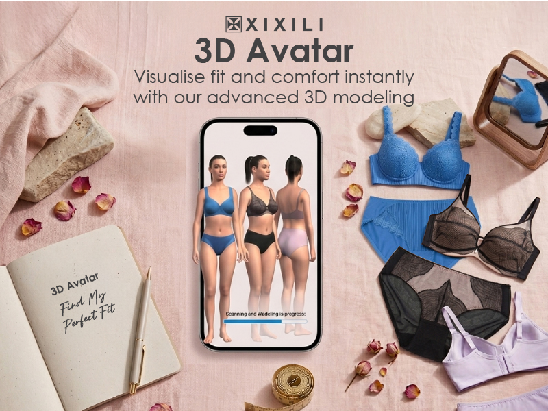 XIXILI Redefines Lingerie Retail as Malaysia’s First Brand to Launch 3D Avatar Fitting Technology