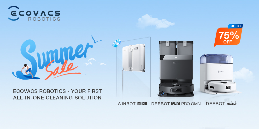 Make Summer Cleaning Effortless with ECOVACS’ All-in-One Solutions at Great Deals