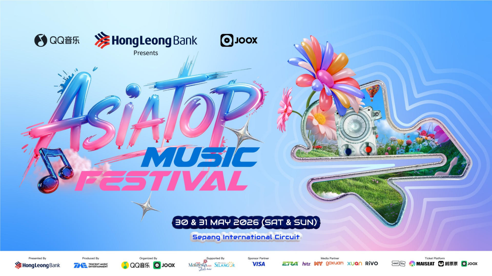Turn Your Savings into a Front-Row Experience: HL Bank Singapore Offers Exclusive Passes to AsiaTop Music Festival 2026
