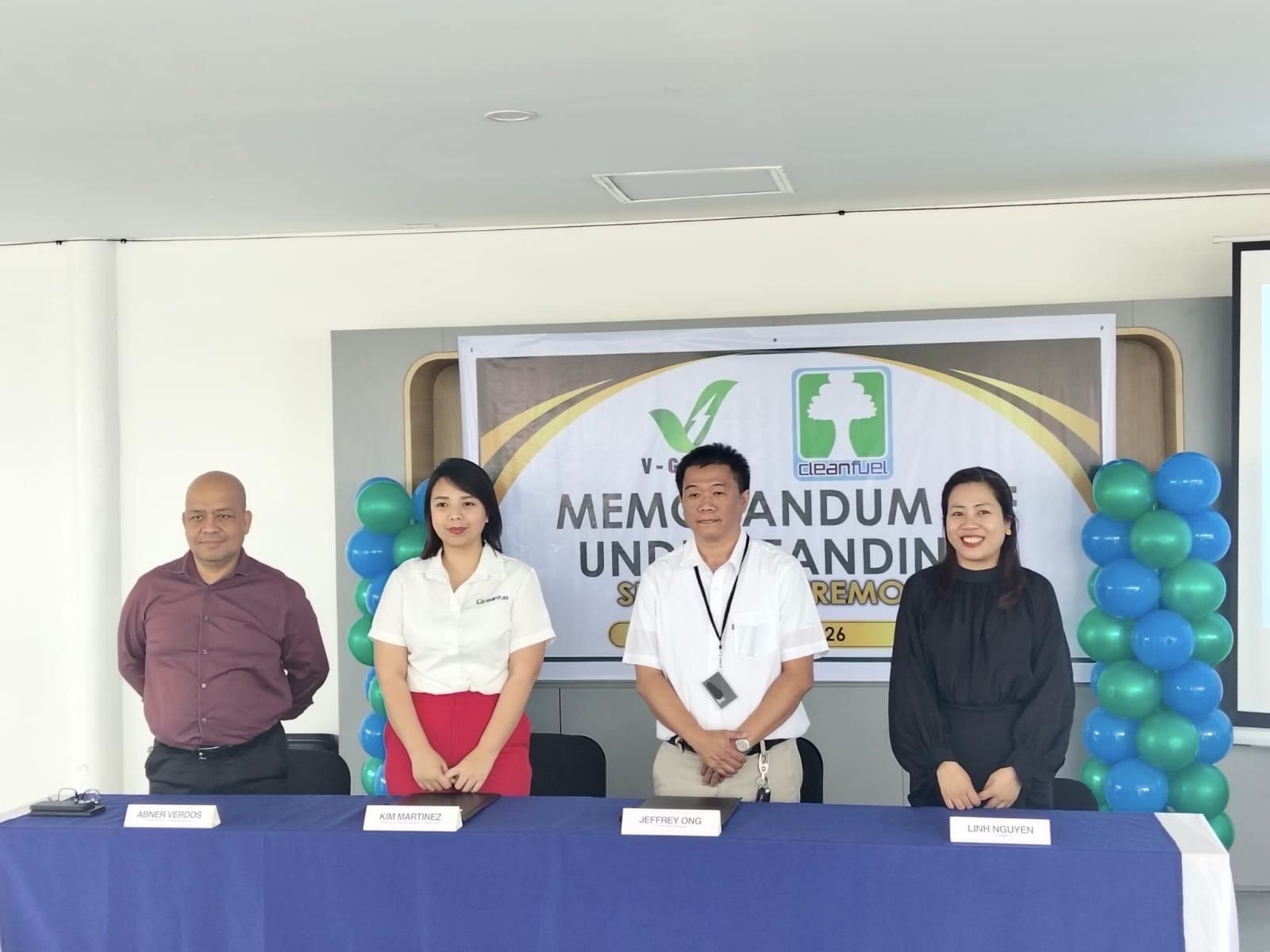 Representatives of V-GREEN and Clean Fuel signed a Memorandum of Understanding (MOU) to expand EV charging infrastructure across key high-traffic areas in the Philippines.