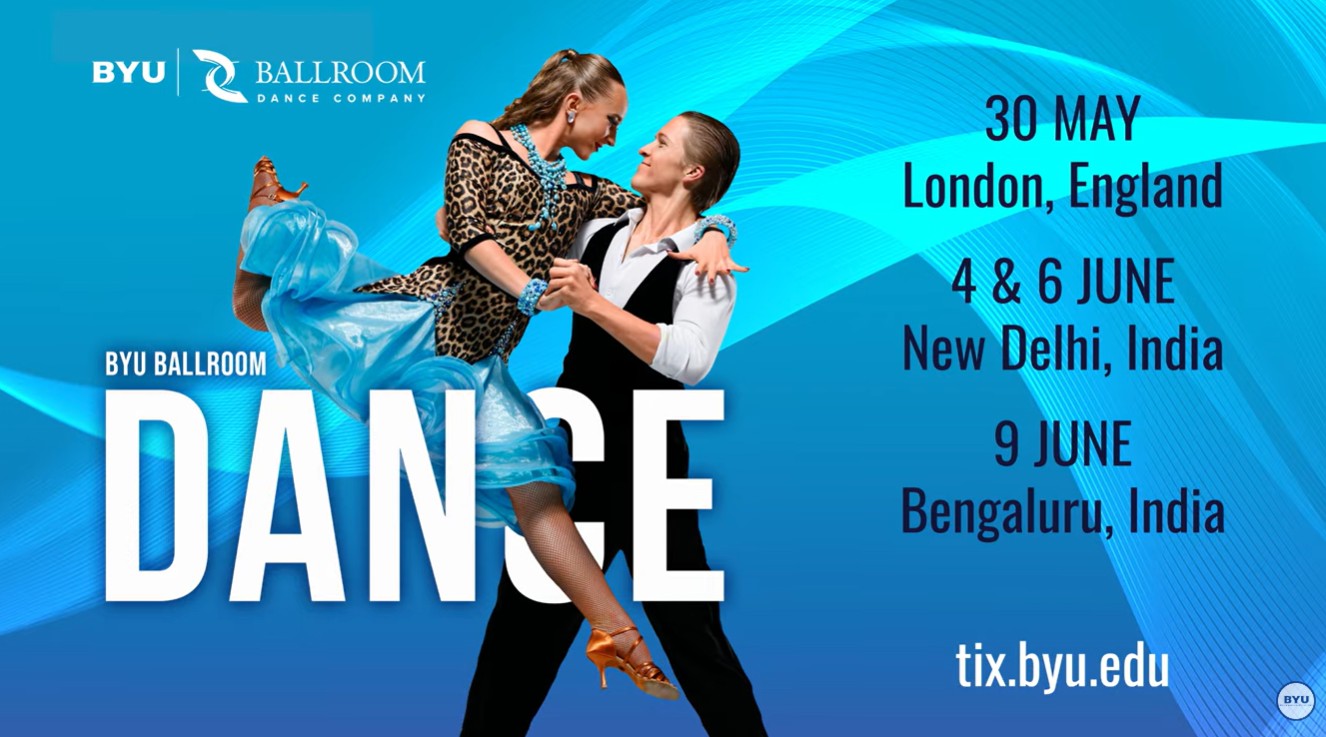 BYU Ballroom Dance Company brings its elite performances to New Delhi and Bengaluru this June.