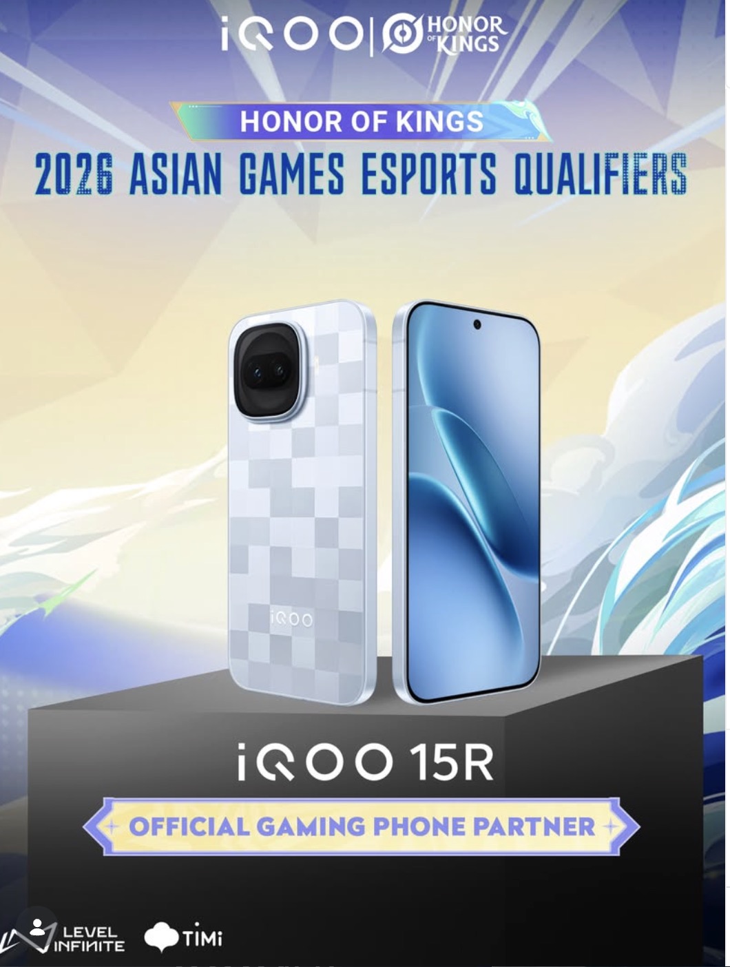 iQOO 15R Named Official Gaming Phone for 2026 Asian Games Esports Qualifiers: Honor of Kings