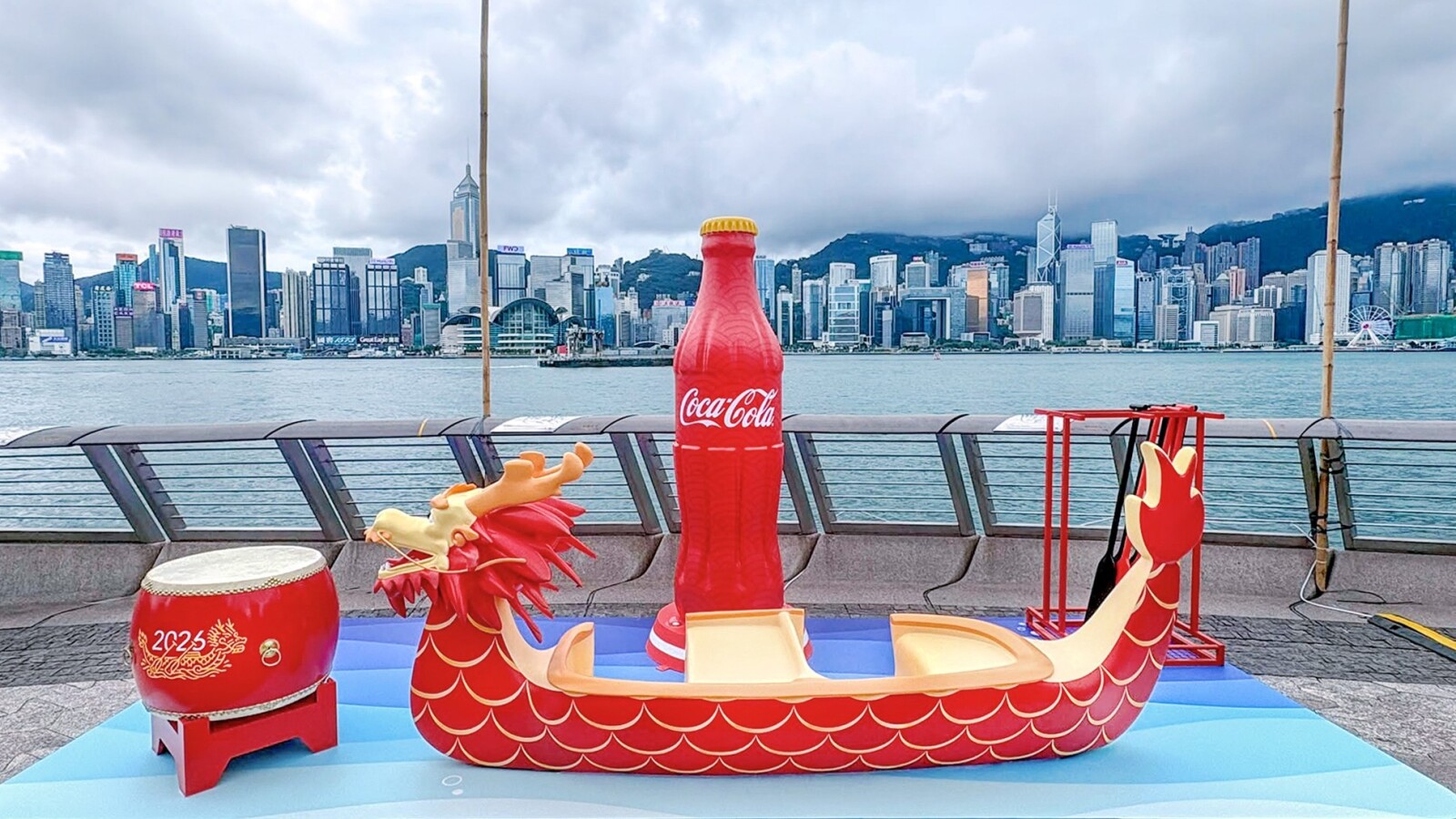 Swire Coca-Cola HK Refreshes the 2026 Sun Life Hong Kong International Dragon Boat Festival with Giant Festive Installation at the Avenue of Stars