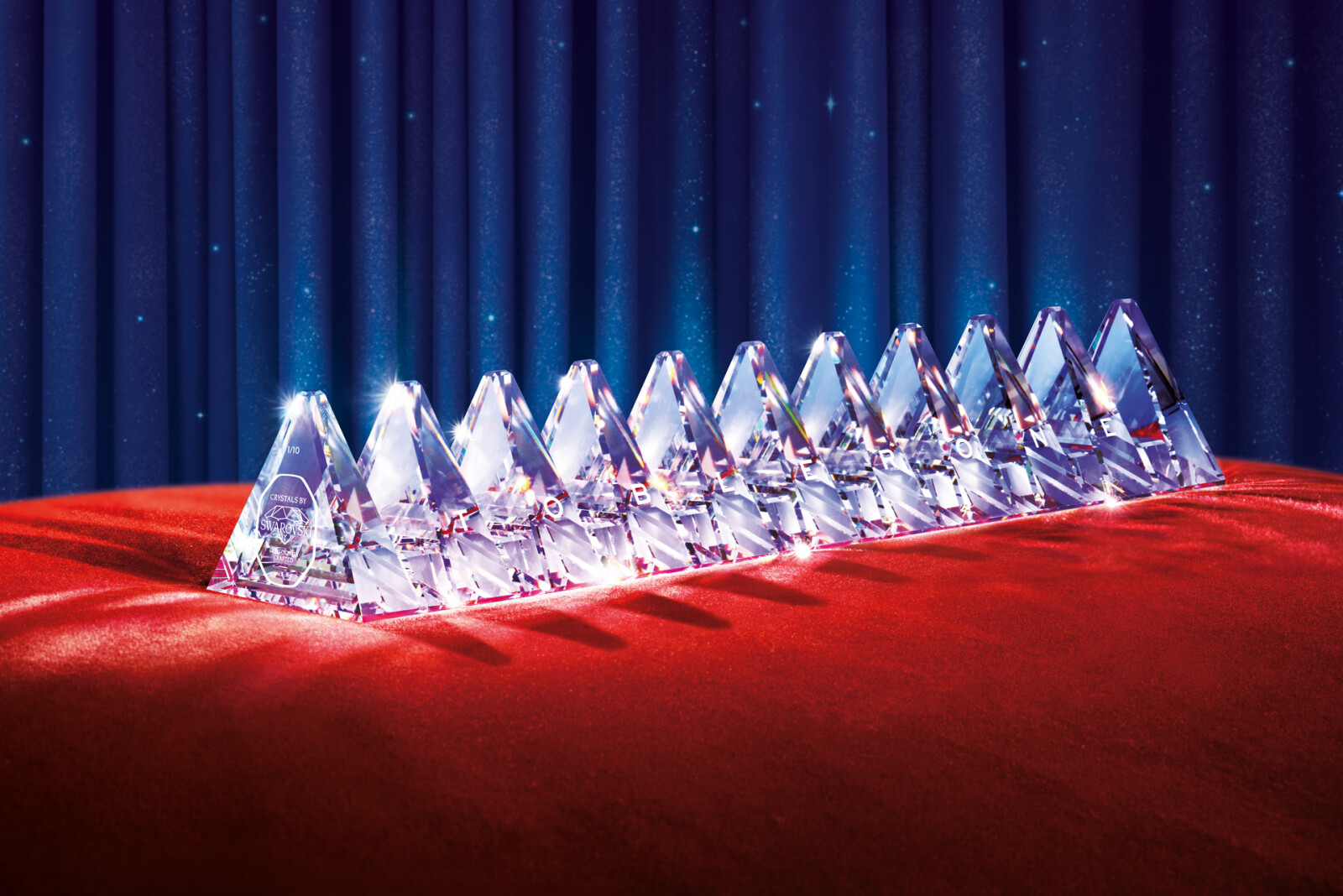 Toblerone Crystal Bar crafted by Swarovski
