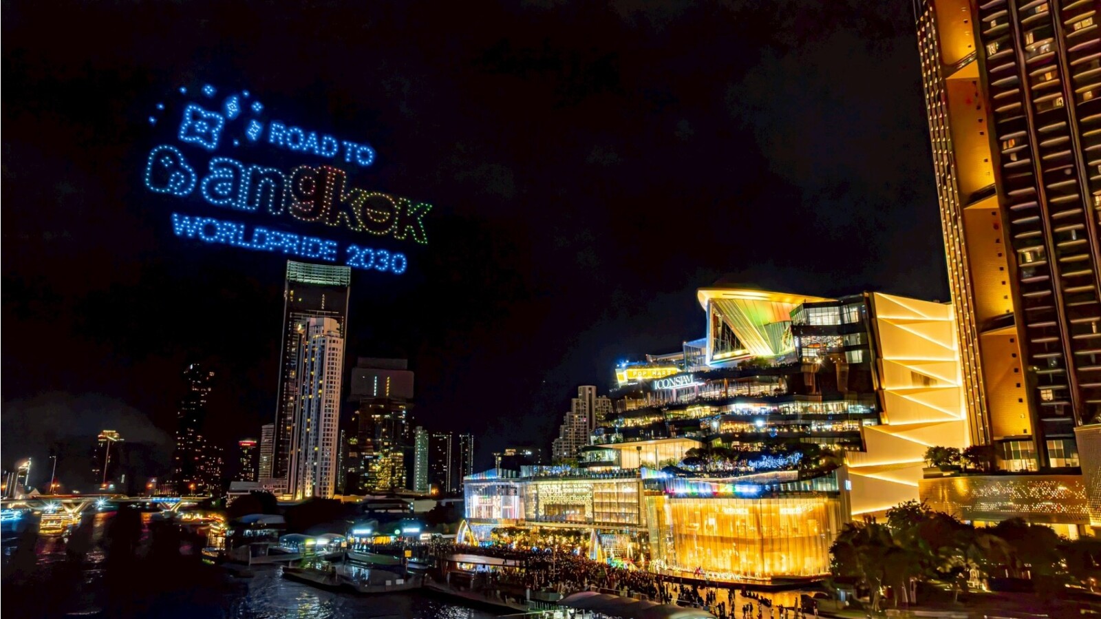 ICONSIAM Captivates the World with Historic Rainbow Drone and Fireworks Spectacular, Showcasing Thailand’s Readiness to Host World Pride 2030