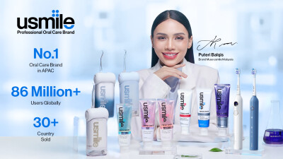 usmile Brand Muse Puteri Balqis Showcases the Brand's Latest Oral Care Range, Now Available in Malaysia
